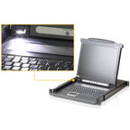ATEN CL1000 1U Rackmount PS/2 VGA 17" LCD Console(CL1000M-ATA-AU) - 3