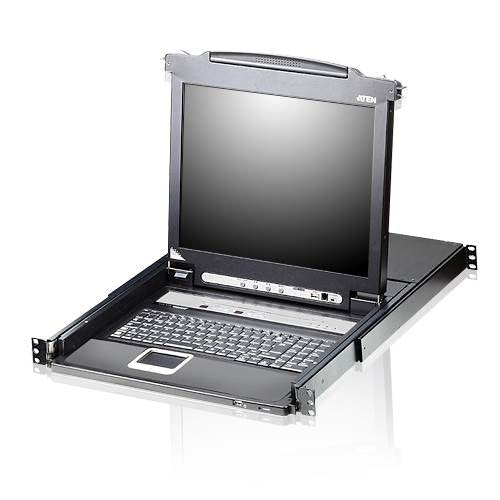 ATEN CL5716N 16 Port PS/2-USB VGA 19" LCD KVM Switch with Daisy-Chain Ports(CL5716N-ATA-AU) - 1