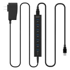 Orico 7 Port USB 3.0 HUB (H7013-U3) - Black(H7013-U3-BK) - 3
