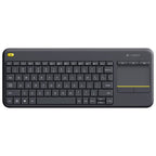 Logitech K400 Plus Wireless Touch Keyboard - Black(920-007165) - 1