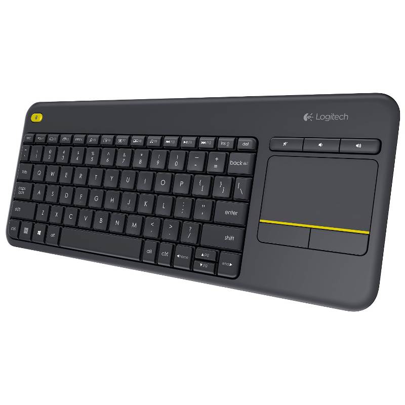 Logitech K400 Plus Wireless Touch Keyboard - Black(920-007165) - 2