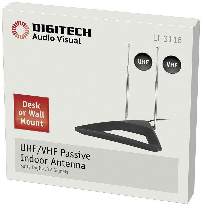 UHF/VHF Passive Indoor TV Antenna - Desk or Wall Mount(LT3116) - 4