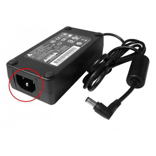 QNAP 90W Power Adapter for 2/4-bay NAS/NVR(SP-2BAY-ADAPTOR-90W) - 1