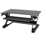 Ergotron WorkFit-TL Sit-Stand Desktop Workstation (Black) - 33-406-085(33-406-085) - 1