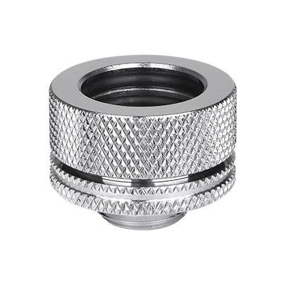 Thermaltake Pacific Compression G1/4 for PETG Tube 16mm(5/8") Fittings - Chrome(CL-W092-CA00SL-A) - 1