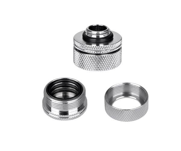 Thermaltake Pacific Compression G1/4 for PETG Tube 16mm(5/8") Fittings - Chrome(CL-W092-CA00SL-A) - 2