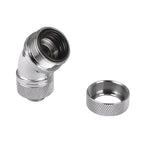 Thermaltake Pacific G1/4 PETG Tube 45-Degree Compression 16mm OD – Chrome(CL-W096-CA00SL-A) - 2