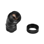 Thermaltake Pacific G1/4 PETG Tube 45-Degree Compression 16mm OD – Black(CL-W096-CA00BL-A) - 2