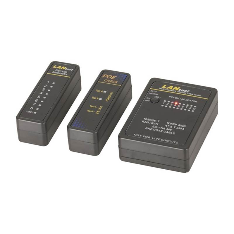 Mini Network Cable Tester with PoE Finder(XC5084) - 1