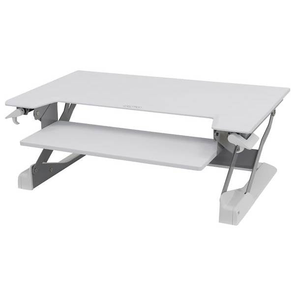 Ergotron WorkFit-TL Sit-Stand Desktop Workstation (White) - 33-406-062(33-406-062) - 1