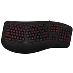 Adesso Tru-Form 150 AKB-150EB 3-Color Illuminated Ergonomic Keyboard(AKB-150EB) - 4
