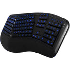 Adesso Tru-Form 150 AKB-150EB 3-Color Illuminated Ergonomic Keyboard(AKB-150EB) - 5