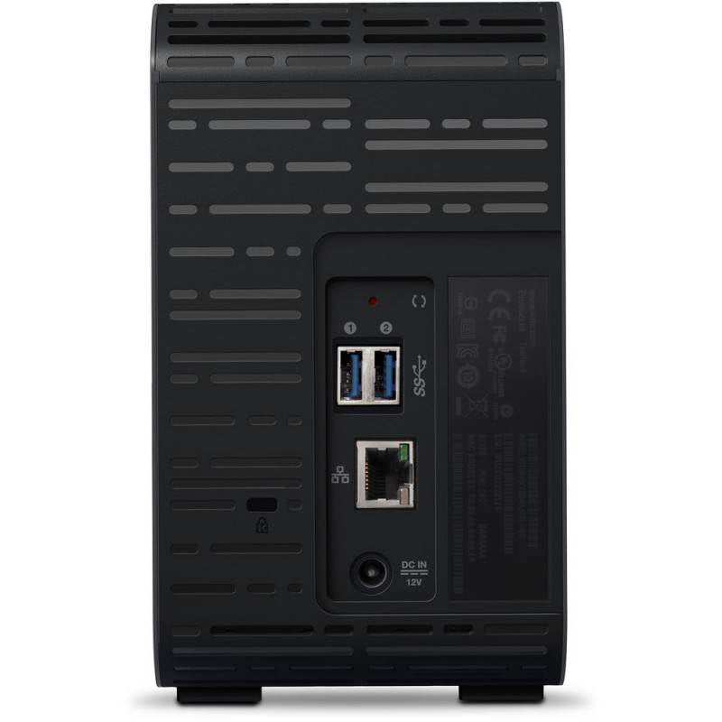 WD My Cloud EX2 Ultra 2-Bay 16TB Hotswap NAS 1.3GHz Dual-Core 1GB RAM(WDBVBZ0160JCH) - 4