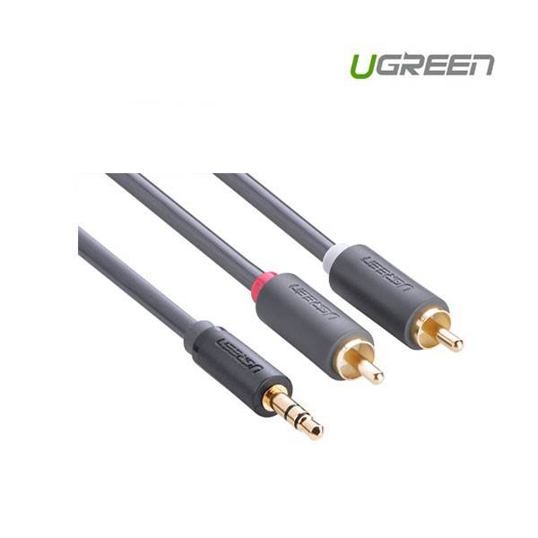 Ugreen 3.5mm Male to 2x RCA Male cable - 2M(10510) - 1