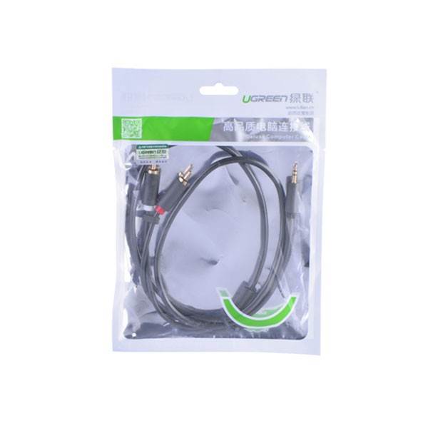 Ugreen 3.5mm Male to 2x RCA Male cable - 2M(10510) - 2