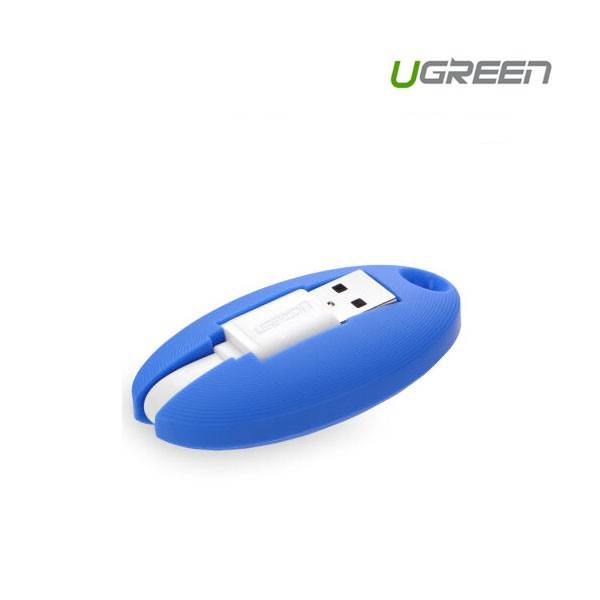 Ugreen USB to Micro-USB Key Chain Cable - Blue(30309) - 1