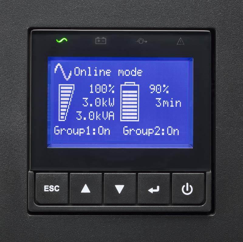 Eaton 9PX 2000VA / 1800W Tower/Rack 2U UPS (Includes Rail Kit) - 9PX2000iRTAU(9PX2000iRTAU) - 3