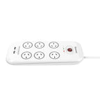 Huntkey SAC607 6 Socket PowerBoard with Surge Protection with 2 USB Ports(SAC607) - 2