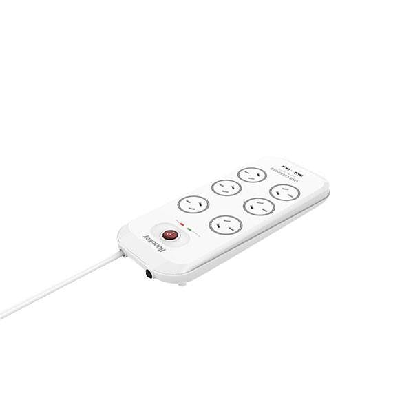 Huntkey SAC607 6 Socket PowerBoard with Surge Protection with 2 USB Ports(SAC607) - 5