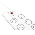 Huntkey SAC607 6 Socket PowerBoard with Surge Protection with 2 USB Ports(SAC607) - 8