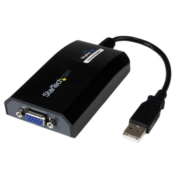 StarTech USB to VGA Adapter External USB Video Graphics Card 1920x1200(USB2VGAPRO2) - 1