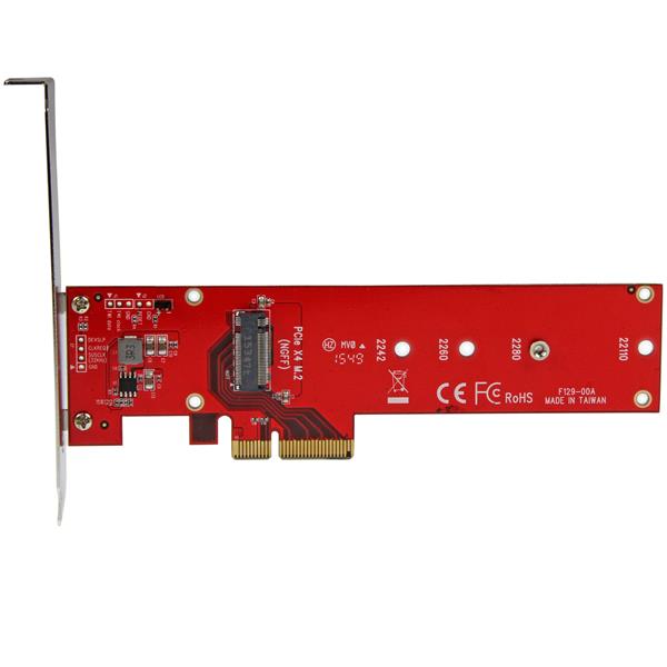 StarTech x4 PCI Express to M.2 PCIe SSD Adapter Card - for M.2 NGFF SSD(PEX4M2E1) - 2
