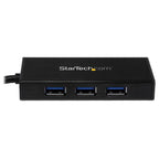 StarTech 3 Port Portable USB 3.0 Hub with Gigabit Ethernet Adapter NIC(ST3300GU3B) - 2