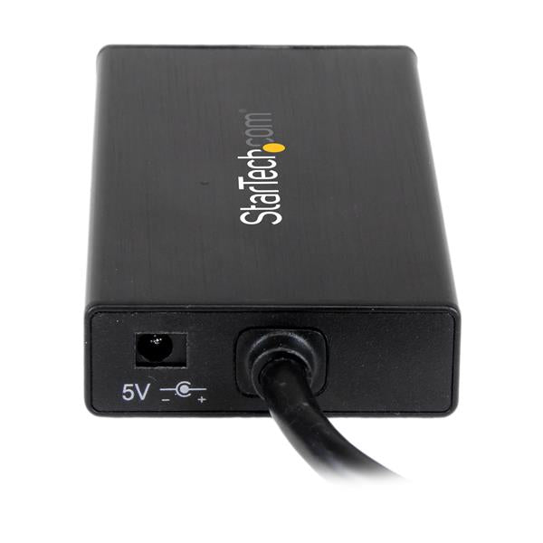 StarTech 3 Port Portable USB 3.0 Hub with Gigabit Ethernet Adapter NIC(ST3300GU3B) - 4