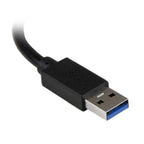 StarTech 3 Port Portable USB 3.0 Hub with Gigabit Ethernet Adapter NIC(ST3300GU3B) - 5
