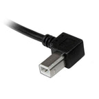 StarTech USB 2.0 A to Left Angle B Cable - M/M(USBAB1ML) - 4