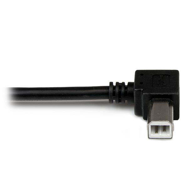 StarTech USB 2.0 A to Left Angle B Cable - M/M(USBAB1ML) - 5