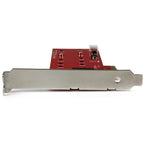 StarTech 2x M.2 SSD Controller Card - PCIe - M.2 SATA III NGFF Card(PEX2M2) - 3