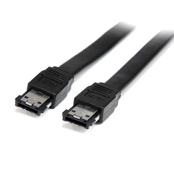 StarTech Shielded External eSATA Cable - 6 ft - black(ESATA6) - 1