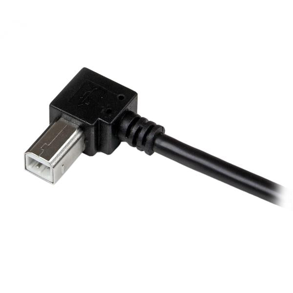 StarTech USB 2.0 A to Right Angle B Cable - M/M(USBAB1MR) - 4