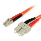 StarTech 3m Fiber Optic Cable - Multimode Duplex 62.5/125 LSZH - LC/SC(FIBLCSC3) - 1