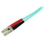 StarTech 10m LC Fiber Optic Cable - 10Gb Aqua - MM Duplex 50/125 - LSZH(A50FBLCLC10) - 2