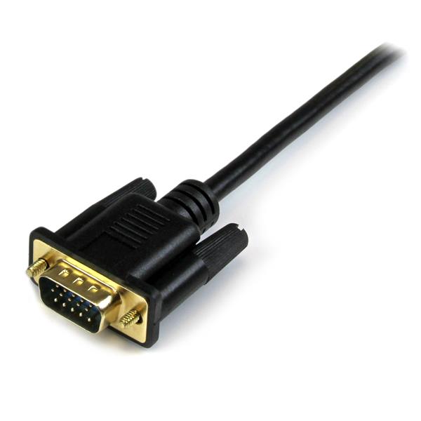 StarTech 3 ft HDMI to VGA active converter cable - HDMI to VGA adapter(HD2VGAMM3) - 4