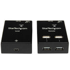 StarTech 4 Port USB 2.0-Over-Cat5-or-Cat6 Extender - Up to 165ft (50m)(USB2004EXTV) - 2