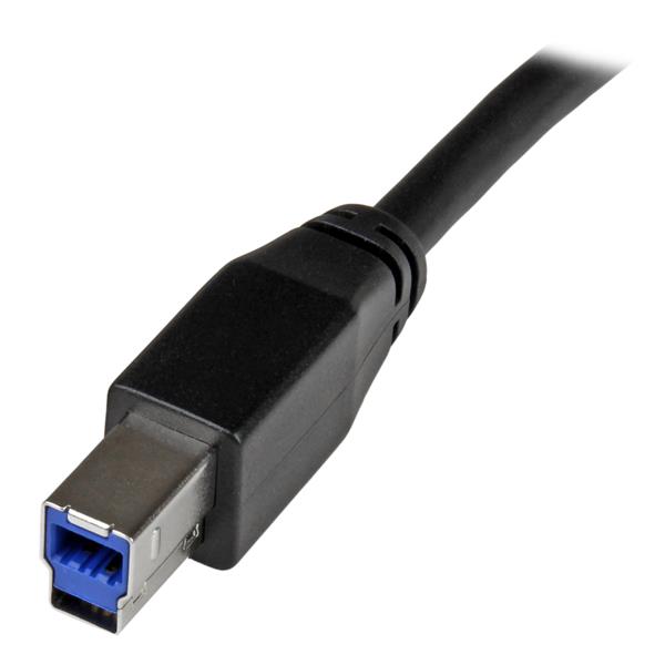 StarTech Active USB 3.0 Type-A to Type-B Cable - M/M - 10M(USB3SAB10M) - 3