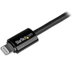 StarTech 10 ft Long Black Apple Lightning to USB Cable iPhone iPod iPad(USBLT3MB) - 3