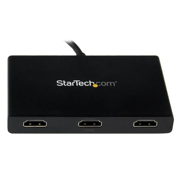StarTech 3-Port Multi Monitor Adapter - Mini DP to 3x HDMI MST Hub(MSTMDP123HD) - 3