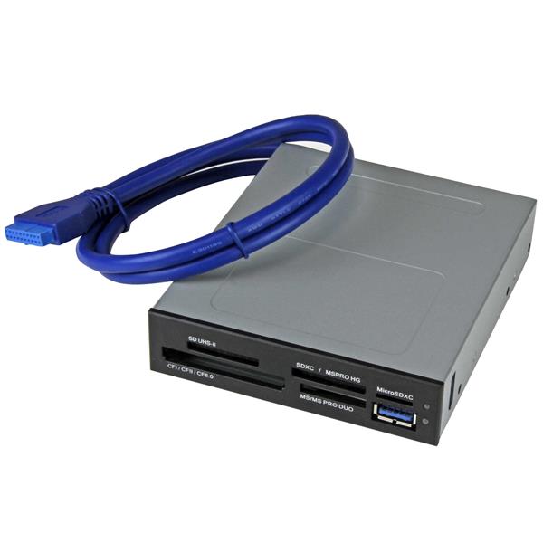 StarTech USB 3.0 Internal Multi-Card Reader w/ UHS-II -SD/MicroSD/MS/CF(35FCREADBU3) - 1