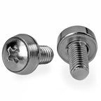 StarTech M6 x 12mm - Mounting Screws for Server Racks - 100 Pack(CABSCREWSM62) - 1