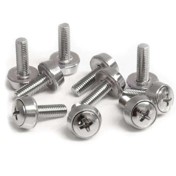 StarTech M5 x 12mm - Mounting Screws for Server Racks - 100 Pack(CABSCREWSM5) - 2