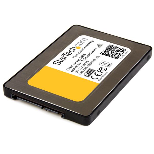 StarTech CFast Card to SATA Adapter with 2.5" Housing - SATA III 6 Gbps(CFAST2SAT25) - 1