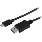 StarTech 3' USB C to DisplayPort 1.2 Cable - 4K 60Hz DP Adapter Cable(CDP2DPMM1MB) - 1