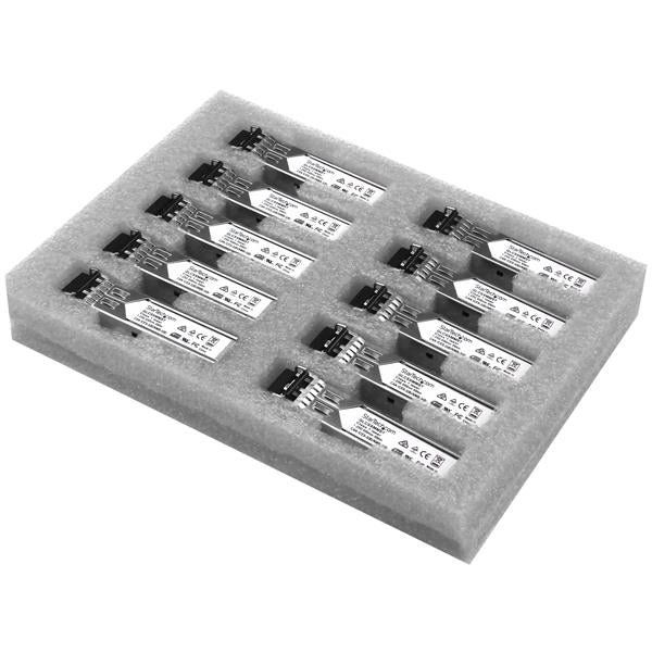 StarTech Cisco GLC-SX-MM Comp. SFP - 1GbE MMF Transceiver - 10 Pack(GLCSXMM10PST) - 1