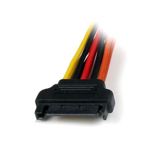 StarTech 6in Latching SATA Power Y Splitter Cable Adapter - M/F(PYO2LSATA) - 2