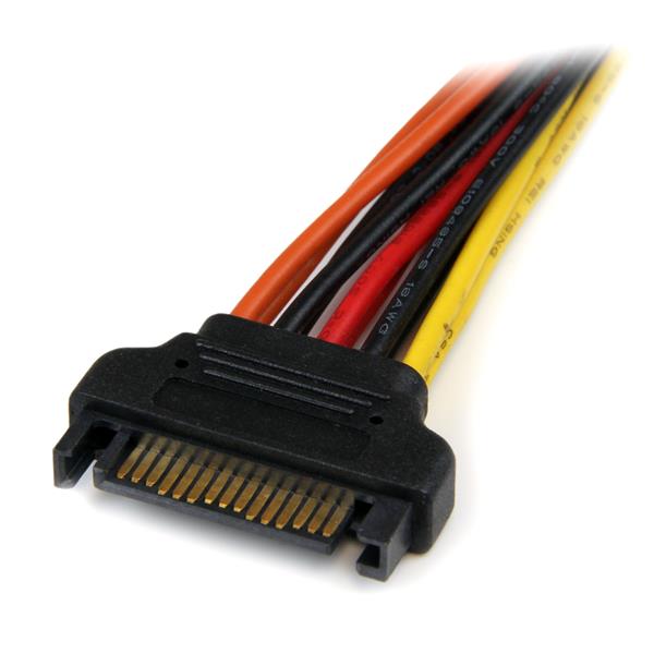 StarTech 6in Latching SATA Power Y Splitter Cable Adapter - M/F(PYO2LSATA) - 3