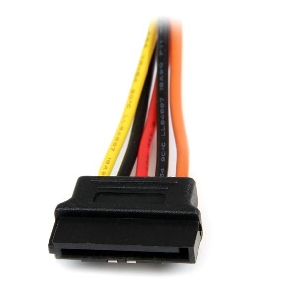 StarTech 6in Latching SATA Power Y Splitter Cable Adapter - M/F(PYO2LSATA) - 5
